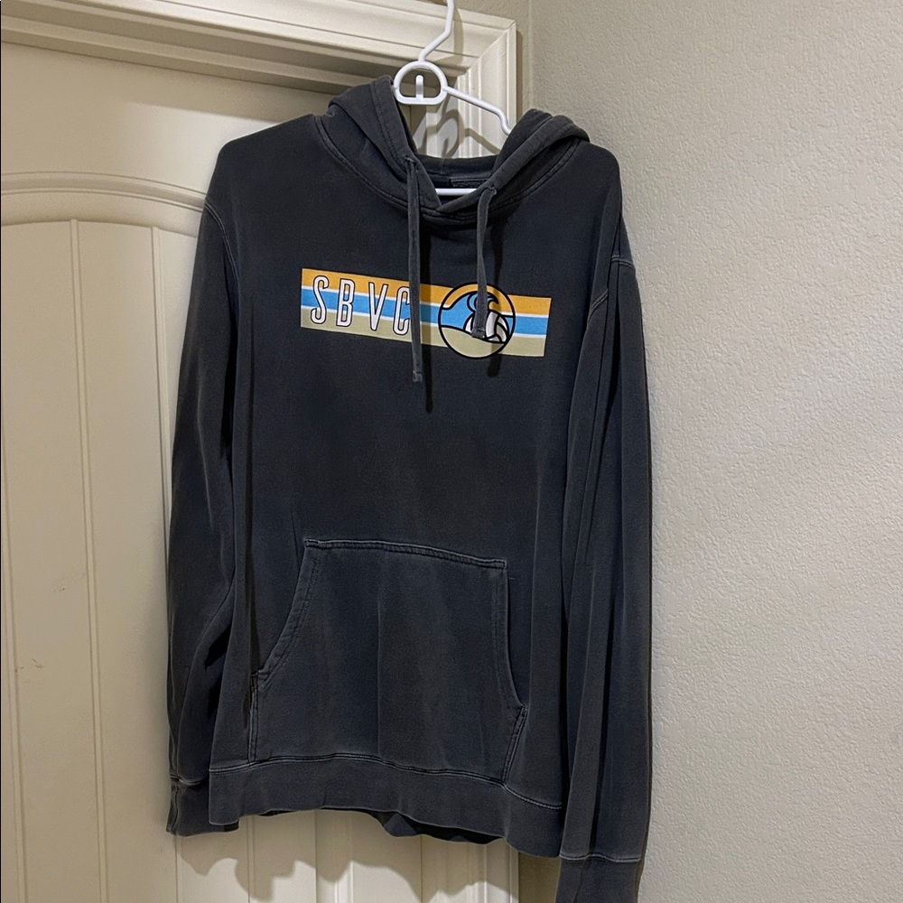 Women's Grey Beach Volleyball Hoodie